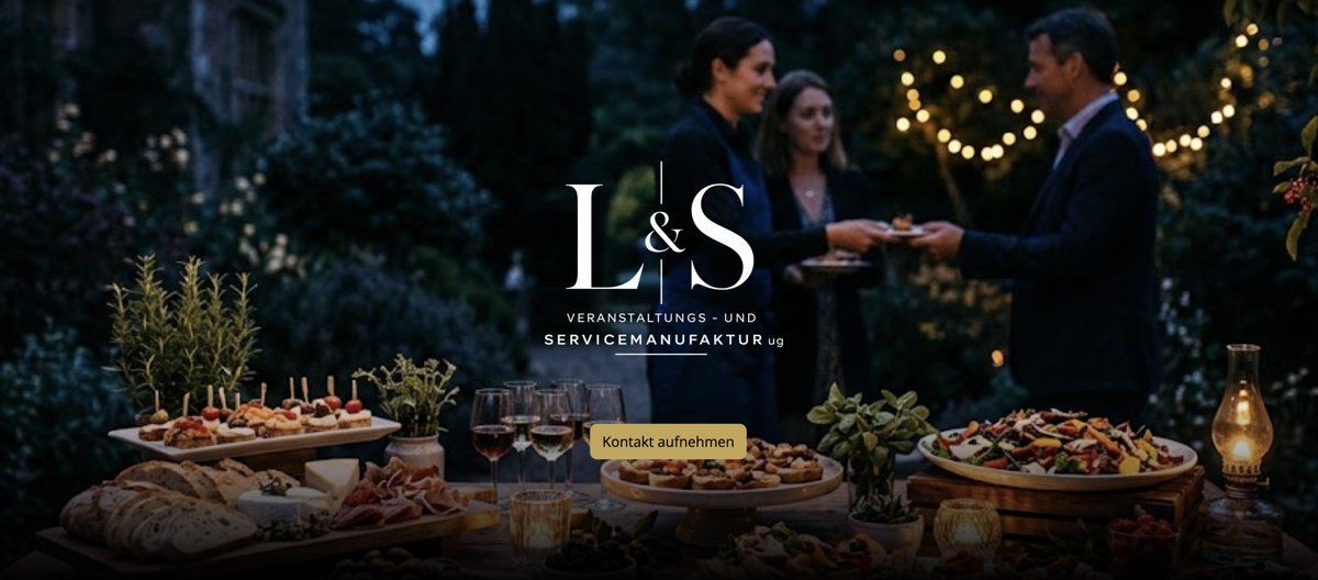 Startseite der Website L&S Servicemanufaktur